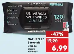 Kaufland NATURELLE Șervețele umede classic Ofertă