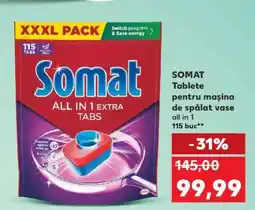 Kaufland SOMAT Tablete pentru mașina de spălat vase Ofertă