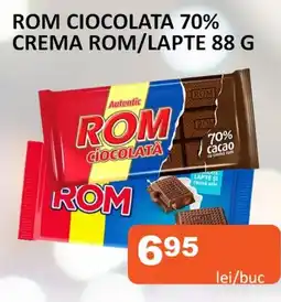 Unicarm Rom ciocolata 70% crema rom/lapte Ofertă
