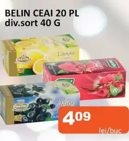 Unicarm Belin ceai 20 pl div.sort Ofertă