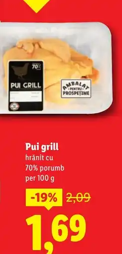 Lidl Pui grill Ofertă