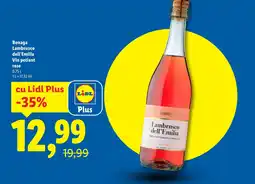 Lidl Bonaga Lambrusco dell'Emilia Vin petiant rose Ofertă