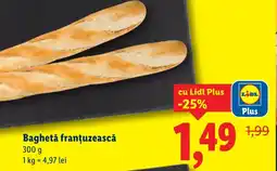 Lidl Baghetǎ franţuzească Ofertă