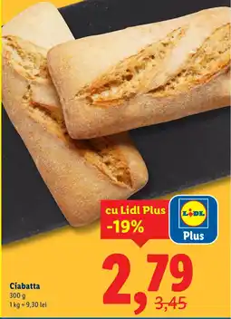 Lidl Ciabatta Ofertă