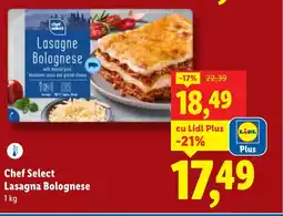 Lidl Chef Select Lasagna Bolognese Ofertă