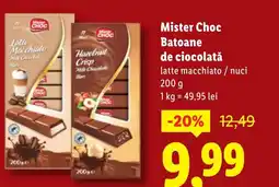 Lidl Mister Choc Batoane de ciocolată Ofertă