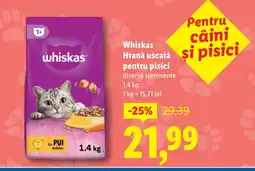 Lidl Whiskas Hrană uscată pentru pisici Ofertă
