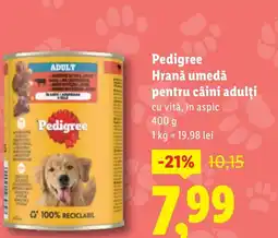 Lidl Pedigree Hrană umedă pentru câini adulți Ofertă