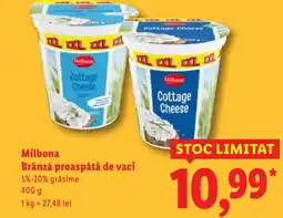 Lidl Milbona Brânză proaspătă de vaci Ofertă
