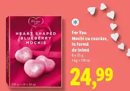 Lidl For You Mochi cu coacǎze, în formă de inimă Ofertă