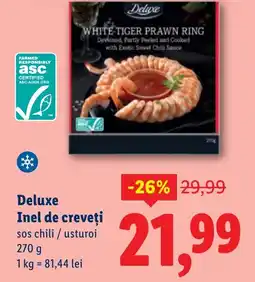 Lidl Deluxe Inel de creveţi Ofertă