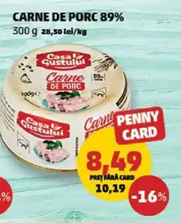 Penny CARNE DE PORC 89% Ofertă