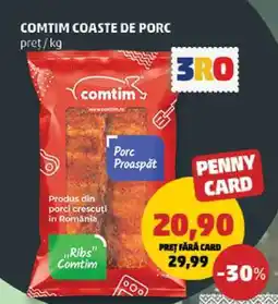 Penny COMTIM COASTE DE PORC Ofertă