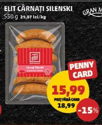 Penny ELIT CÂRNAȚI SILENSKI Ofertă