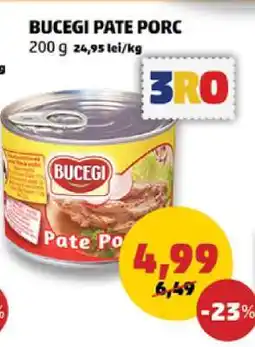 Penny BUCEGI Pate porc Ofertă