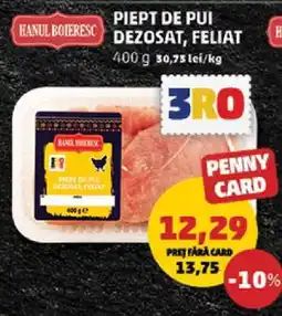 Penny Piept de pui dezosat feliat Ofertă