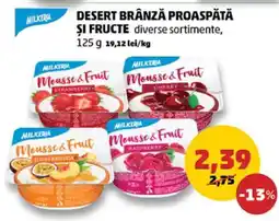 Penny Desert Brânză Proaspătă și Fructe Ofertă