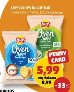 Penny LAY'S CHIPS ÎN CUPTOR Ofertă