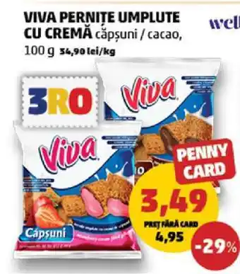 Viva Pernițe Umplute cu Cremă