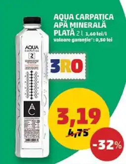Penny Aqua Carpatica Apă Minerală Plată Ofertă