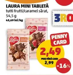 Penny LAURA MINI TABLETĂ Ofertă
