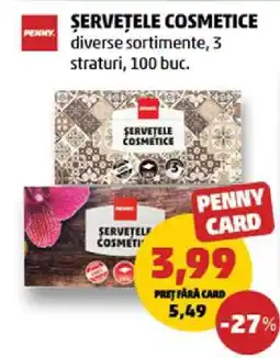Penny Șervețele cosmetice Ofertă