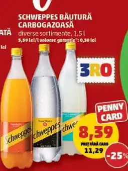 Penny Schweppes Băutură Carbogazoasă Ofertă