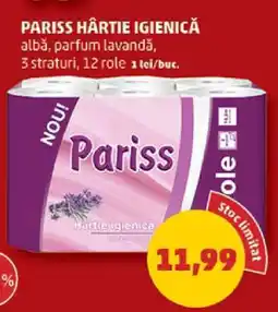 Penny PARISS Hârtie igienică Ofertă