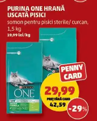 Penny PURINA ONE HRANĂ USCATĂ PISICI Ofertă