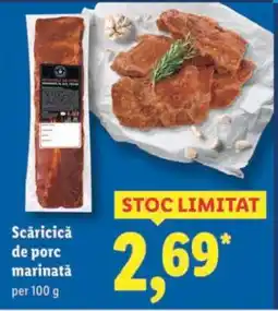 Lidl Scăricică de porc marinată Ofertă