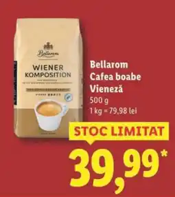 Lidl Bellarom Cafea boabe Vieneză Ofertă