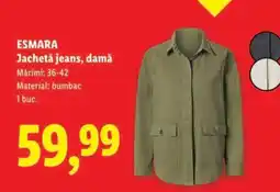 Lidl ESMARA Jachetă jeans, damă Ofertă