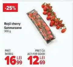 Carrefour Roșii cherry Sanmarzano Ofertă