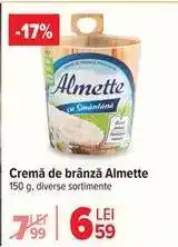 Carrefour Cremă de brânză Almette Ofertă