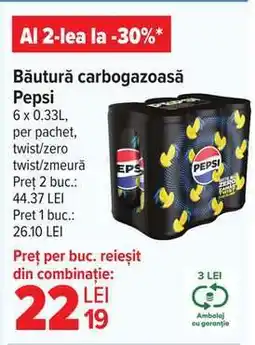Carrefour Băutură carbogazoasă Pepsi Ofertă
