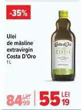 Carrefour Ulei de măsline extravirgin Costa D’Oro 1L Ofertă