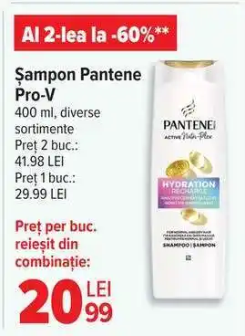 Carrefour Șampon Pantene Pro-V Ofertă