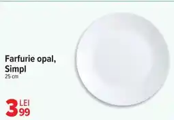 Carrefour Farfurie opal, Simpl Ofertă