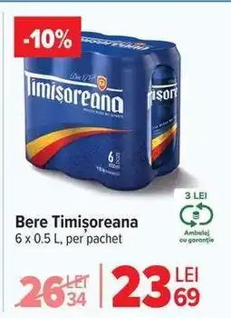 Carrefour Bere Timisoreana Ofertă