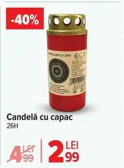 Carrefour Candelă cu capac Ofertă