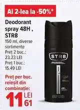 Carrefour Deodorant spray 48H, STR8 Ofertă