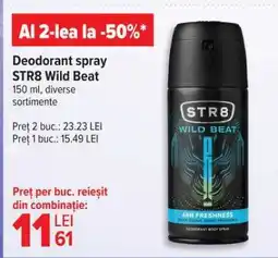 Carrefour Deodorant spray STR8 Wild Beat Ofertă
