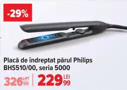 Carrefour Placă de îndreptat părul Philips BHS510/00, seria 5000 Ofertă