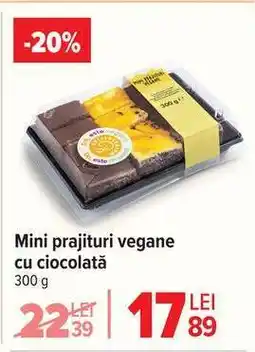 Carrefour Mini prajituri vegane cu ciocolată Ofertă