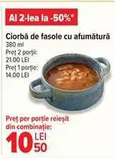 Carrefour Ciorbă de fasole cu afumătură Ofertă