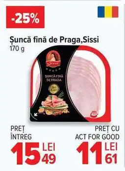 Carrefour Șuncă fină de Praga, Sissi Ofertă