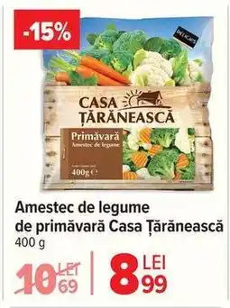 Carrefour Amestec de legume de primăvară Casa Țărănească Ofertă