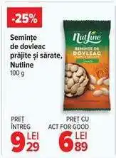 Carrefour Semințe de dovleac prăjite și sărate, Nutline 100 g Ofertă