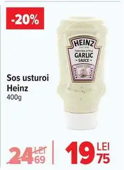 Carrefour Sos usturoi Heinz Ofertă
