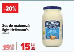 Carrefour Sos de maioneză light Hellmann’s Ofertă